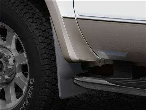 WeatherTech Mud Flaps, Ford (2008-10) Super Duty, Front (with OE Fender Flares) Black