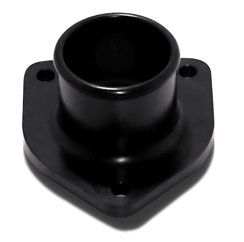 DieselSite Billet Aluminum Thermostat Housing for Ford (1999-03) 7.3L (Black)