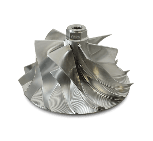 Dieselsite Wicked Wheel 2 Performance Compressor Wheel for Ford (2003-04) 6.0L Power Stroke, stock turbo (GT37)