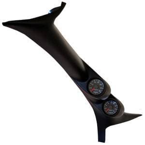 Auto Meter Factory Match 2 Gauge Kit, Ford (1999-07) Super Duty, Black Face/Red Pointer/Green Lighting (35psi Boost, EGT)