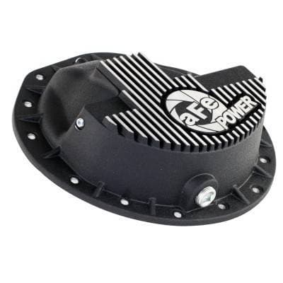 aFe Power Pro Series Front Differential Cover for Dodge (2003-12) L6-5.9L [td]/6.7L [td] (AAM 9.25-14 Bolt Axles), Black w/ Machined Fins