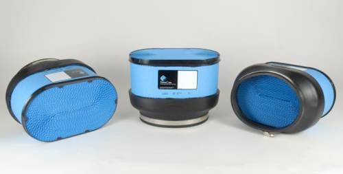 Volant Power Core Replacement Air Filter, 6" Oval Flange x 9"L x 6"W x 7.5"H