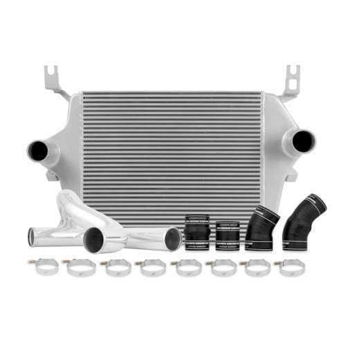 Mishimoto Intercooler & Upgraded Pipe Kit, Ford (2003-07) 6.0L Power Stroke F-250/F-350/F-450 (Silver)