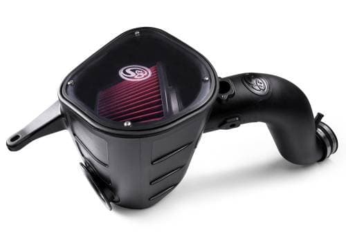 S&B Cold Air Intake Kit for Dodge/Ram (2013-18) 6.7L Cummins (Cotton Cleanable, Red)