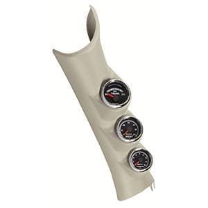 Auto Meter Factory Match 3 Gauge Kit, Dodge (2010-14) 2500-3500 Gen 4, Black Face/Red Pointer (60psi Boost, EGT, & Trans. Temp.)