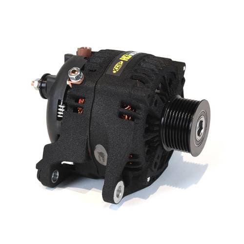 XDP Wrinkle Black HD High Output Alternator for Dodge (2003-07) 5.9L Cummins