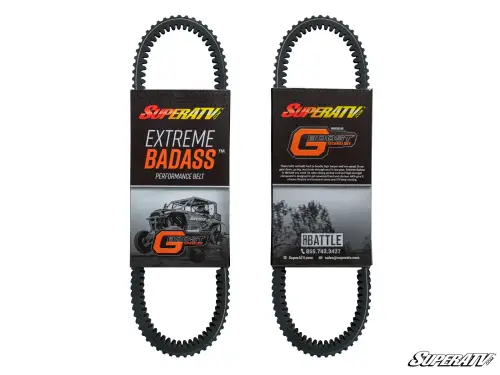 SuperATV Heavy-Duty CVT Drive Belt for Polaris (2021-26) RZR 200 (OEM# 3050270) Extreme Badass Style