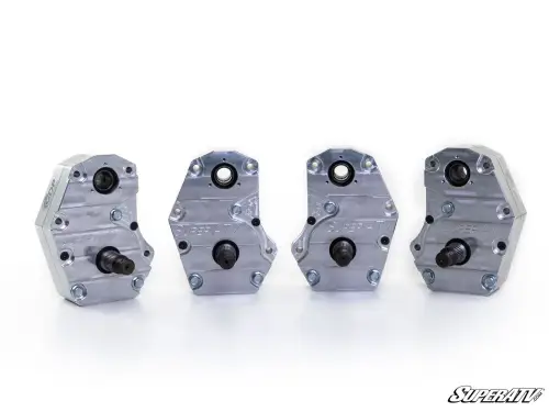 SuperATV 6" Portal Gear Lift for Can-Am (2019-24) Outlander XMR (30% Gear Reduction, Cast Housing, w/ 2" Lift Kit, Include SATV Trailing Arms)