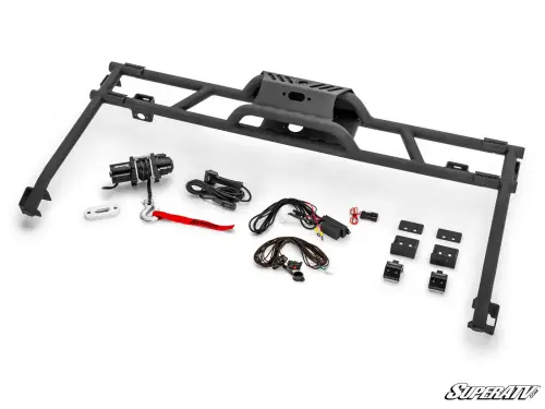 SuperATV Game Loader Rack for Can-am (2016-24) Defender (w/out OEM Rear Glass Windshield Installed, w/out Cube Lights)