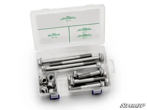 SuperATV Up & Running Suspension Bolt Kit for Can-Am (2017+) Maverick X3 (Front A-Arm Kit)
