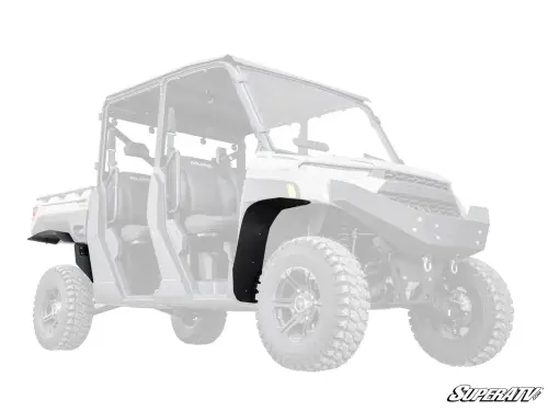 SuperATV Low-Profile Fender Flares for Polaris (2017-26) Ranger XP 1000