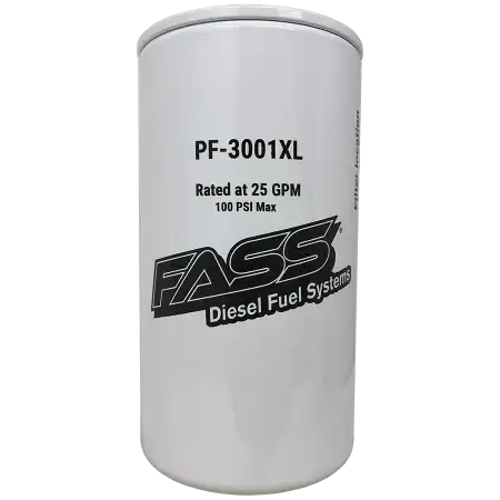 FASS Extended Length Particulate Filter for Dodge/Ram / Chevy/GMC / Ford / Nissan / SEMI (1989-24)
