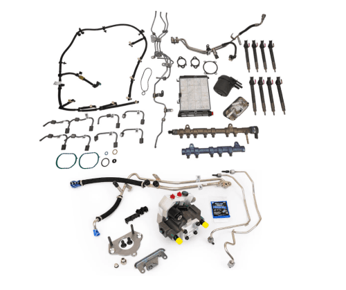 Bosch/Motorcraft/Alliant Fuel System Contamination Repair & Solution Kit for Ford (2020-24) 6.7L Power Stroke (includes S&S DCR Pump)