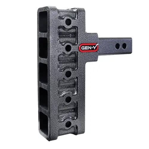 GEN-Y Hitch MEGA-DUTY 10K Drop Hitch (2″ Shank), 7 1/2" Offset Drop (5 Adjustable Positions), Adjustable Receiver Only