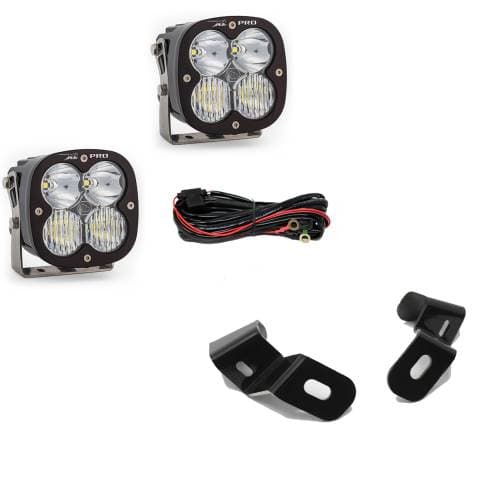 Baja Designs XL Pro A-Pillar Light Kit for RAM (2019-25) 2500/3500, Driving/Combo Light Pattern, Clear Lens