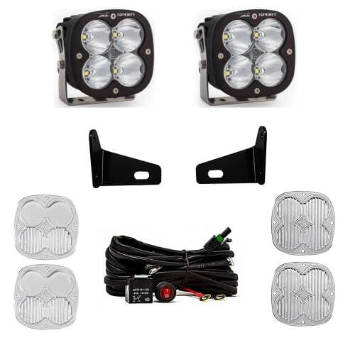Baja Designs XL Sport A-Pillar Light Kit for Can-Am (2017-24) Maverick X3, Driving/Combo Light Pattern, Clear Lens