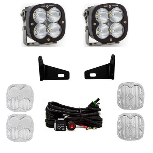 Baja Designs XL Pro A-Pillar Light Kit for Can-Am (2017-24) Maverick X3, Driving/Combo Light Pattern, Clear Lens
