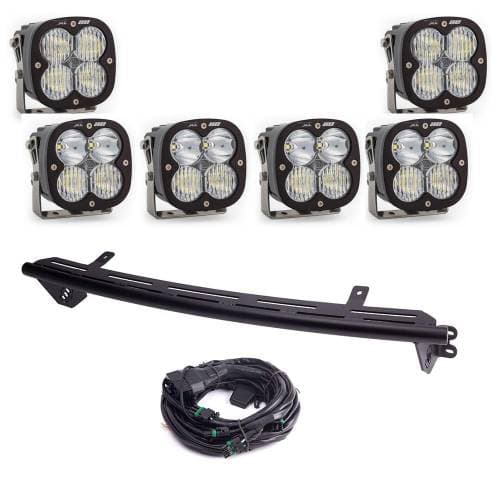 Baja Designs Bull Bar Light Kit for Ford (2023-25) F-250/350 Super Duty, XL80 Lights, Driving/Combo Light Pattern, Clear Lens, Upfitter Wiring