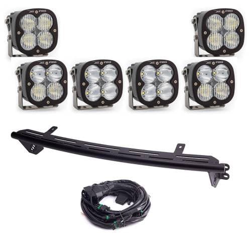 Baja Designs Bull Bar Light Kit for Ford (2023-25) F-250/350 Super Duty, XL Pro Lights, Driving/Combo Light Pattern, Clear Lens, Upfitter Wiring