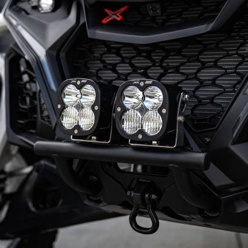 Baja Designs Push Bar Bumper Light Kits for Can-Am (2024-25) Maverick R, XL80 Lights, Driving/Combo Light Pattern, Clear Lens