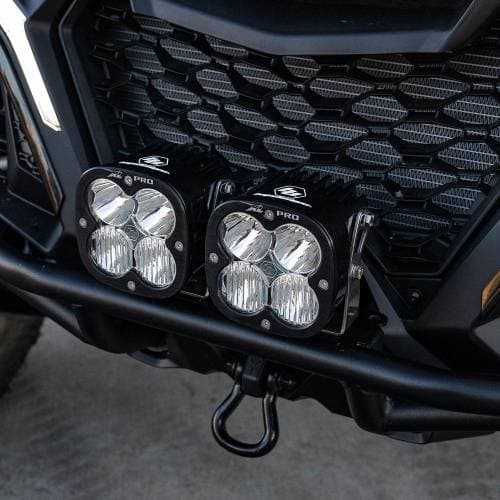 Baja Designs Pre-Runner Bumper Light Kits for Can-Am (2024-25) Maverick R, XL Pro Lights, Driving/Combo Light Pattern, Clear Lens