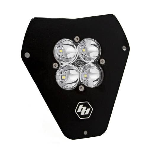 Baja Designs Squadron Sport (D/C) Headlight Kit for KTM (2011-13), Spot Light Pattern, Clear Lens