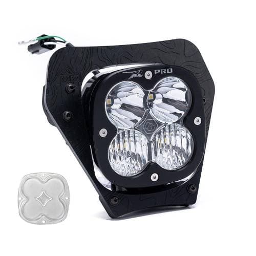 Baja Designs XL Pro (D/C) Headlight Kit for KTM (2024-25) 350 EXC-F;500 EXC-F; 450 XCF-W; 350 XW-F; 500 XW-F; 150 XC-W; 250 XC-W; 300 XC-W, Driving/Combo Light Pattern, Clear Lens