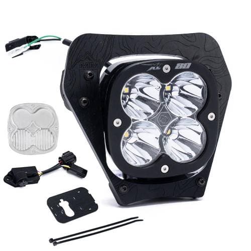 Baja Designs XL80 (D/C) Headlight Kit /w Dimmer for KTM (2024-25) 350 EXC-F;500 EXC-F; 450 XCF-W; 350 XW-F; 500 XW-F