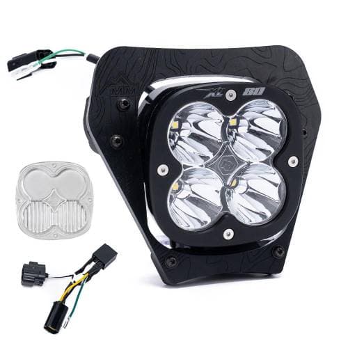Baja Designs XL80 (D/C) Headlight Kit /w Hi-Low Harness for KTM (2024-25) 350 EXC-F;500 EXC-F; 450 XCF-W; 350 XW-F; 500 XW-F