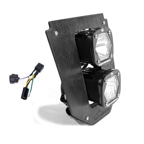 Baja Designs Dual S1 Gemini (D/C) LED Headlight Kit for Husqvarna (2024-25) FE-S, w/ Hi-Low Harness