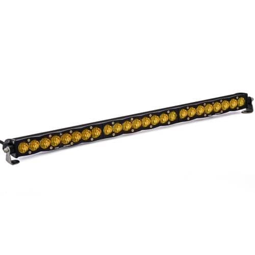 Baja Designs S8 Straight LED Light Bar - Universal (30 Inch, Wide Cornering Light Pattern, Baja Amber Lens)