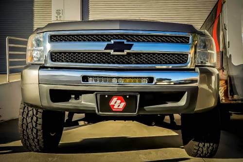 Baja Designs OnX6+ 20 Inch Bumper Light Bar Kit for Chevy/GMC (2007-13) Silverado/Sierra 1500/2500HD/3500HD {'07 New Body Style}, Driving/Combo Light Pattern, Clear Lens