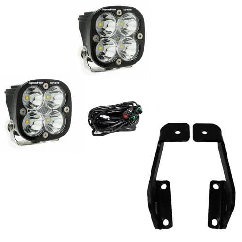 Baja Designs Squadron Sport A-Pillar Light Kit for Ford (2009-14) F-150 / (2010-14) SVT Raptor, Spot Light Pattern, Clear Lens
