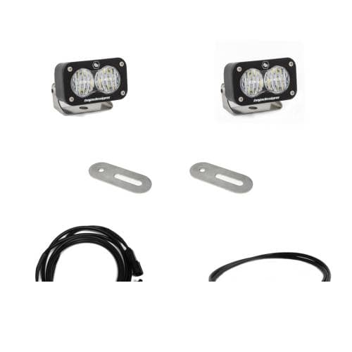 Baja Designs S2 Sport Dual Reverse Light Kit for Ford (2017-22) F-250 / F-350 Super Duty, Wide Cornering, Clear Lens, Upfitter Wiring