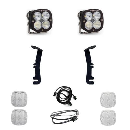 Baja Designs XL Sport A-Pillar Light Kit for RAM (2019-24) 1500 Rebel / (2021-24) 1500 TRX, Driving/Combo Light Pattern, Clear Lens