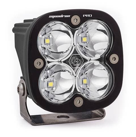 Baja Designs Squadron Pro Black LED Auxiliary Light Pod - Universal, Spot Light Pattern, Clear Lens