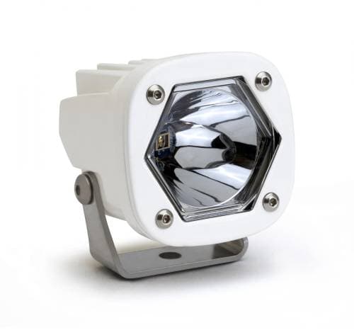 Baja Designs S1 LED Laser Auxiliary Light Pod, White, Spot Laser Light Pattern, Clear Lens - Universal