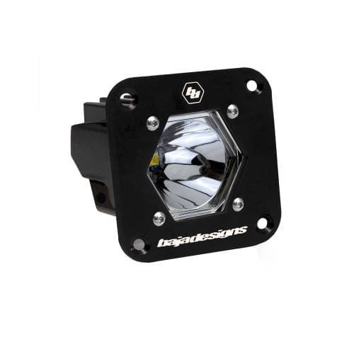 Baja Designs S1 LED Auxiliary Light Pod, Flush Mount, Spot Light Pattern, Clear Lens - Universal