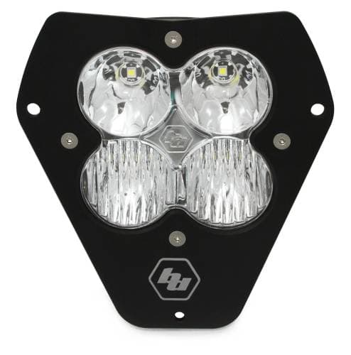 Baja Designs XL Sport (D/C) Headlight Kit for KTM (2011-13), Driving/Combo Light Pattern, Clear Lens)