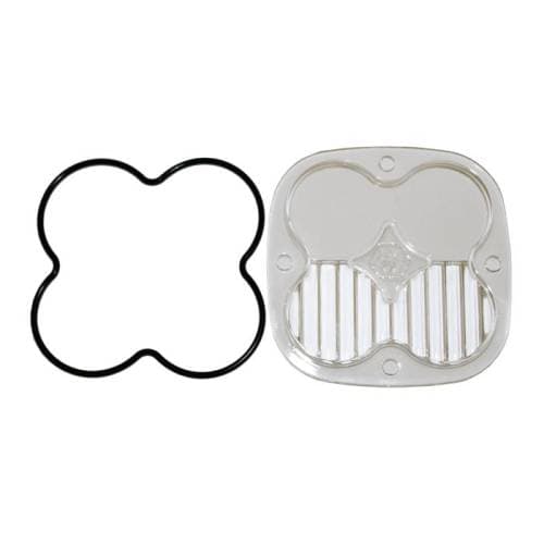 Baja Designs Squadron Light Pod Lens Kit - Universal (Driving/Combo Light Pattern, Clear Lens)