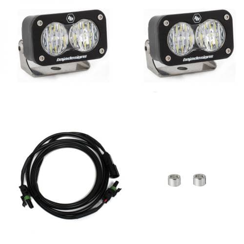 Baja Designs S2 Sport Dual Reverse Light Kit for Ford (2017-25) F-150 Raptor / (2024-25) F-150 Raptor 37/R, Wide Cornering Light Pattern, Clear Lens