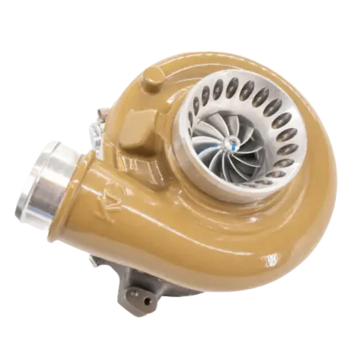 KC Turbos Jetfire S2r Gen 2 Dual Ball Bearing Turbo for Ford (2004-07) 6.0L Power Stroke (Metallic Gold)