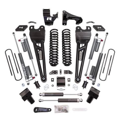 ReadyLIFT 6" Coil Spring Suspension System for Ford (2023-25) F-250 & F-350 Super Duty 4WD, (w/ Falcon MAX3.3 Shocks and Radius Arms)