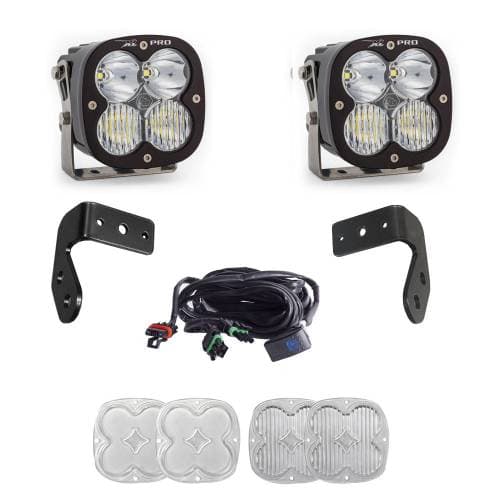 Baja Designs XL Pro A-Pillar Kit for Polaris (2020-24) RZR Turbo R / (2022-25) Pro R / (2025) Pro S / (2020-25) Pro XP, Driving/Combo Light Pattern, Clear Lens