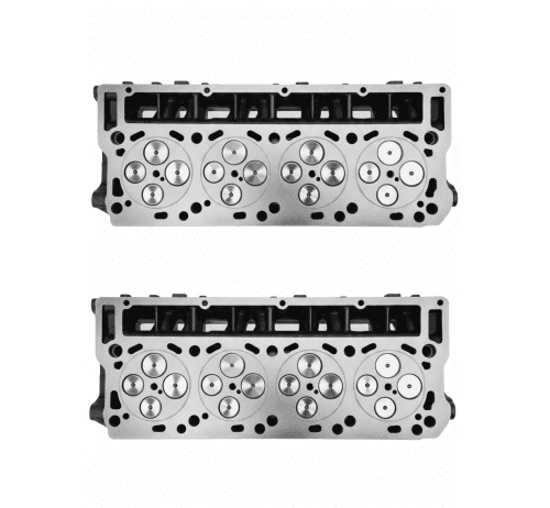 MacIvey Pair of New Cylinder Heads for Ford (2006-10) 6.0L Power Stroke (20mm dowels) O-Ringed