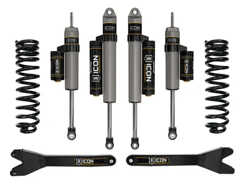ICON 2.5" Lift, Stage 2 Suspension System w/ Radius Arms for Ford (2023-25) F-250/F-350 Super Duty 4WD, Gas