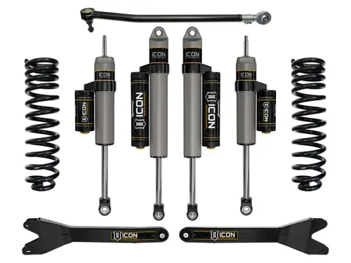 ICON 2.5" Lift, Stage 3 Suspension System w/ Radius Arms for Ford (2023-25) F-250/F-350 Super Duty 4WD, Gas