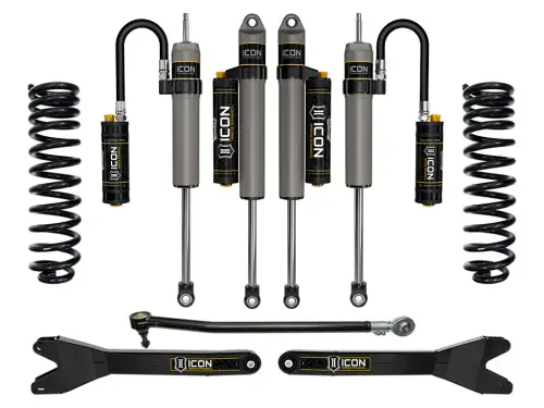 ICON 2.5" Lift, Stage 4 Suspension System w/ Radius Arms for Ford (2023-25) F-250/F-350 Super Duty 4WD, Gas