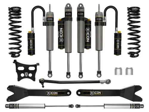 ICON 2.5" Lift, Stage 5 Suspension System w/ Radius Arms for Ford (2023-25) F-250/F-350 Super Duty 4WD, Diesel