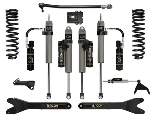 ICON 2.5" Lift, Stage 6 Suspension System w/ Radius Arms for Ford (2023-25) F-250/F-350 Super Duty 4WD, Gas